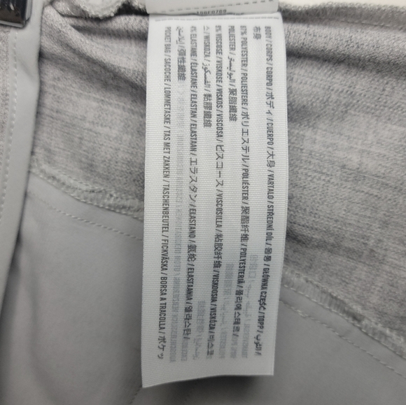 Abercrombie & Fitch Curve Love Gray Quinn Tailored Straight Pants Size 32/14L - Picture 5 of 9